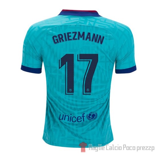 Maglia Barcellona Giocatore Griezmann Terza 2019/2020 - Clicca l'immagine per chiudere